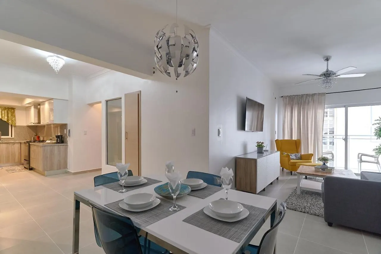 Dom. Rep. Exclusive 2 Bed Apt. Evaristo Morales Santo Domingo 0*,  Dominican Republic